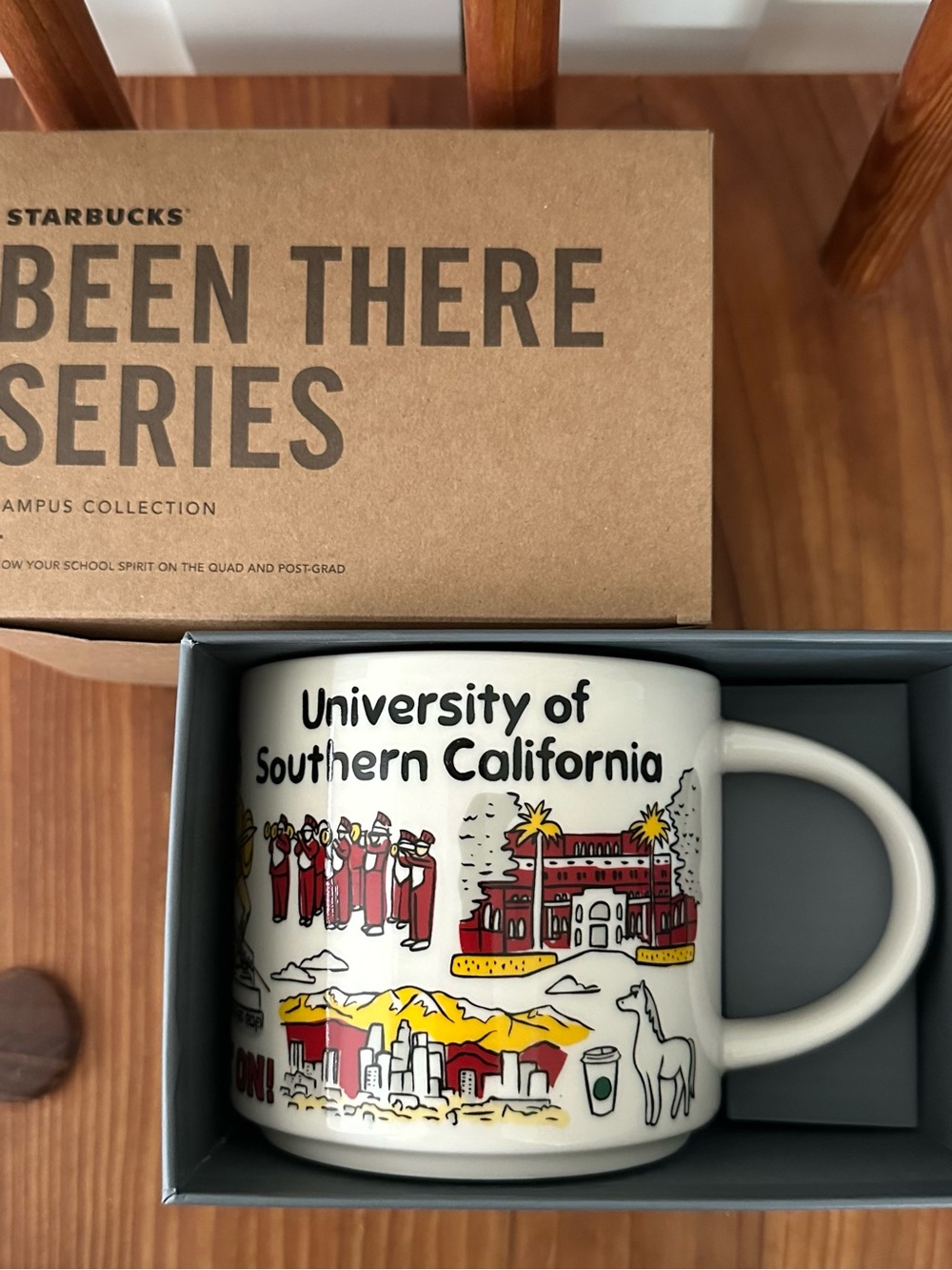 New! Starbucks Been There Series Campus USC Southern California Trojan Mug